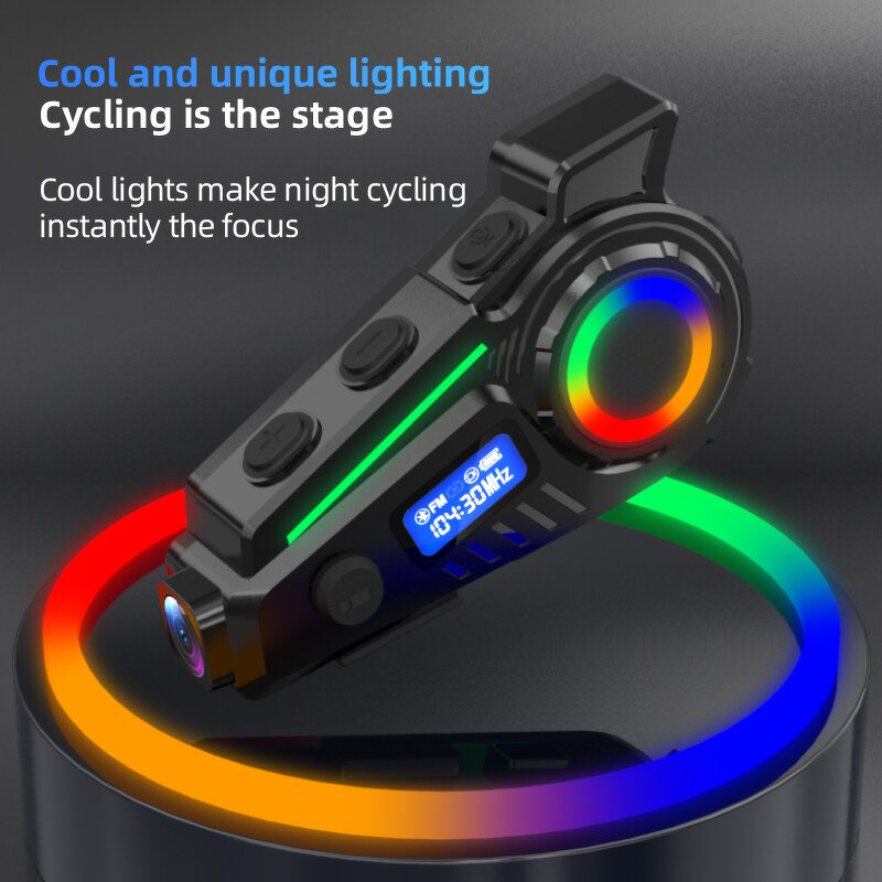 Wireless Motorcycle Headset Manufacturer - OEM/ODM Custom Bluetooth Helmet Headset with LED Flashlight