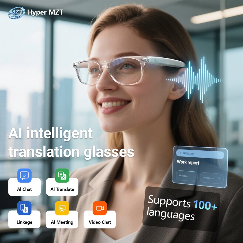 AI Smart Glasses Factory - OEM/ODM Custom Travel Business Real-time Translator Glasses