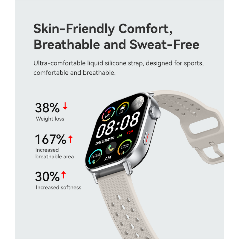 Smart Watch Factory - OEM/ODM Custom Fitness Tracker Magnetic Charging Silicone Band