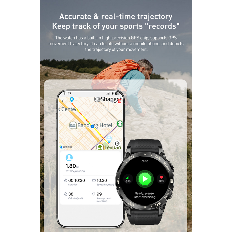 Smart Watch Manufacturer - OEM/ODM Custom Fitness Tracker IPS Display Silicone Band