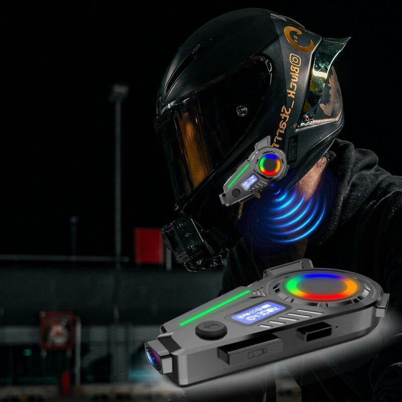Wireless Motorcycle Headset Manufacturer - OEM/ODM Custom Bluetooth Helmet Headset with LED Flashlight