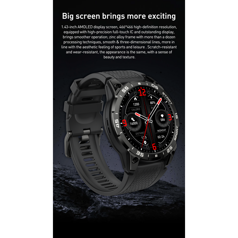 Smart Watch Manufacturer - OEM/ODM Custom Fitness Tracker IPS Display Silicone Band