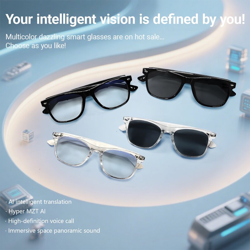 AI Smart Glasses Factory - OEM/ODM Custom Travel Business Real-time Translator Glasses