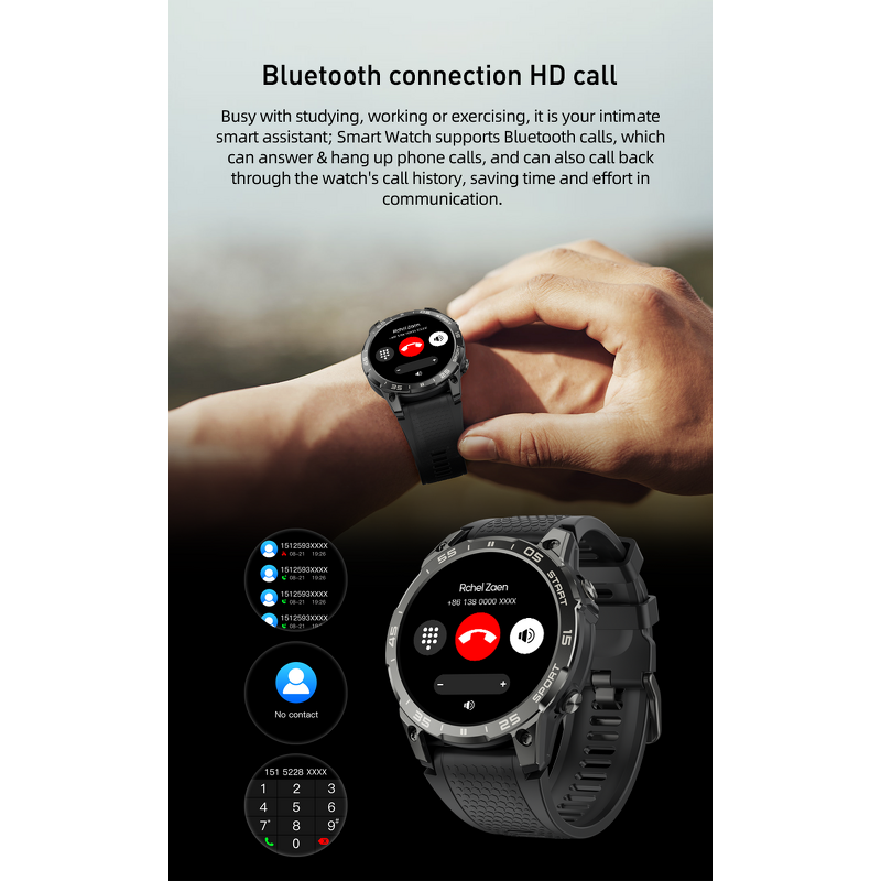 Smart Watch Manufacturer - OEM/ODM Custom Fitness Tracker IPS Display Silicone Band