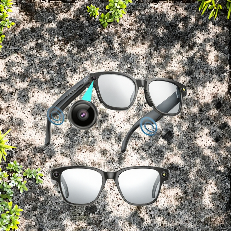 AI Smart Glasses Factory - OEM/ODM Custom 4K HD Camera Bluetooth Call Voice Assistant