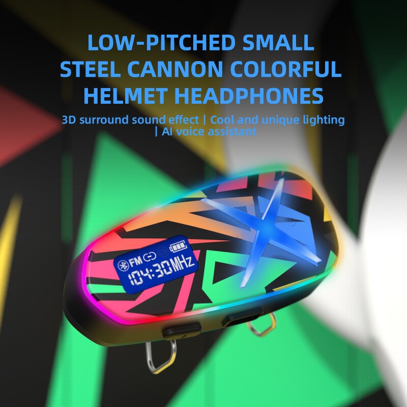 Bluetooth Helmet Headset Manufacturer - OEM/ODM Custom Waterproof Motorcycle Headset with LED