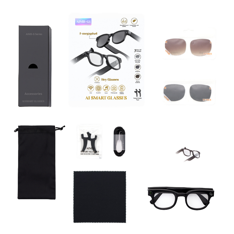 Smart Glasses Manufacturer - OEM/ODM Custom Men Women Wireless Audio Video Recording Glasses