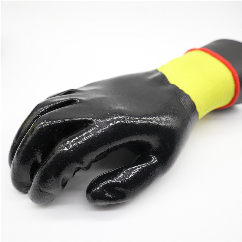 Waterproof Nitrile Gloves Manufacturer - Full Coated Oil Resistant Clean Room Safety Gloves