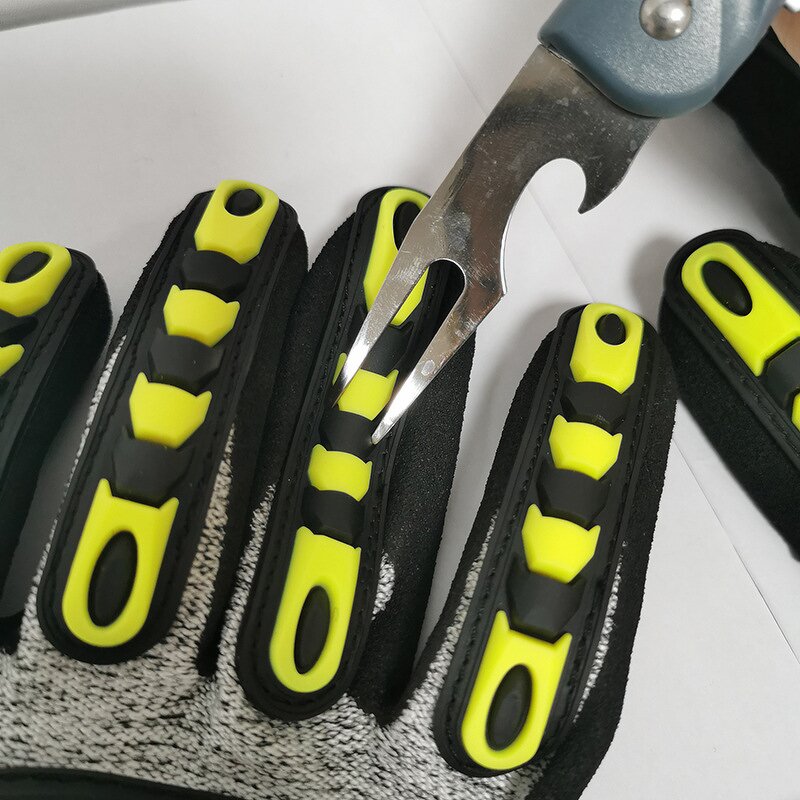 Cut Resistant Gloves Source Factory - Heavy Duty TPR Anti-Impact Safety Gloves