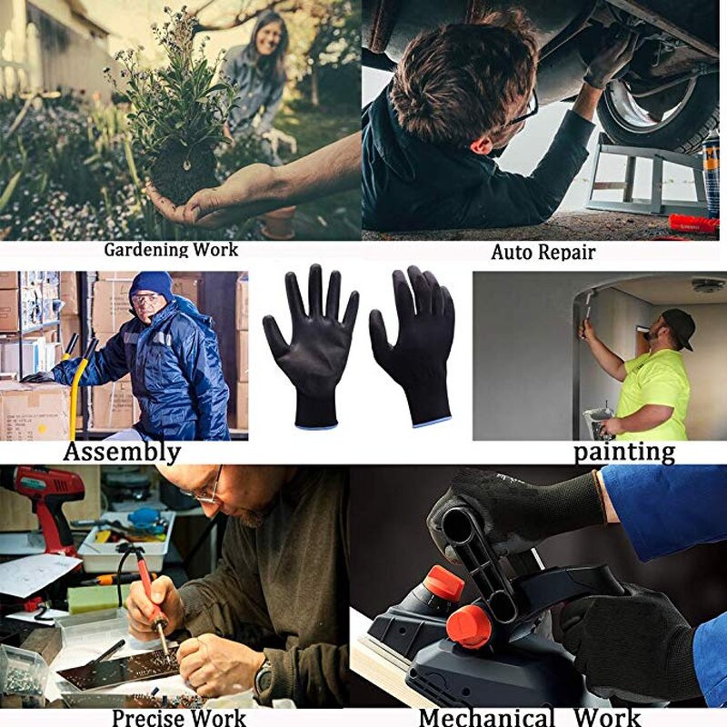 Gardening Gloves Manufacturer - Lightweight PU Coated Dipped Hand Protective Gloves