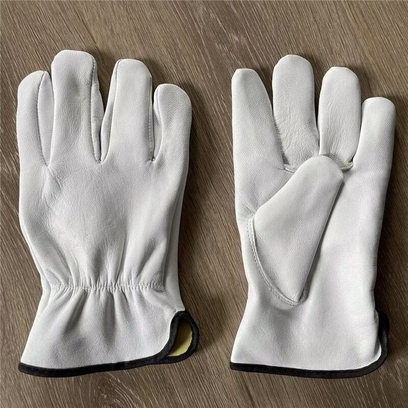 Cut Resistant Leather Gloves Factory - Aramid Fiber Liner Sheepskin Leather Gloves