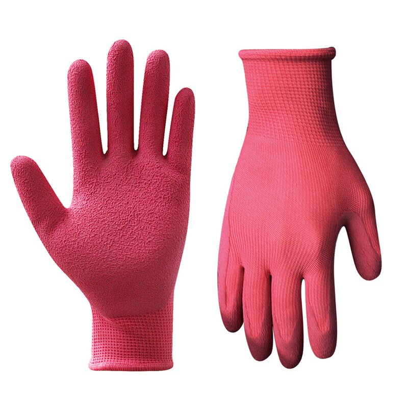Latex Dipped Gloves Manufacturer - 13 Gauge Soft Foam Construction Safety Gloves