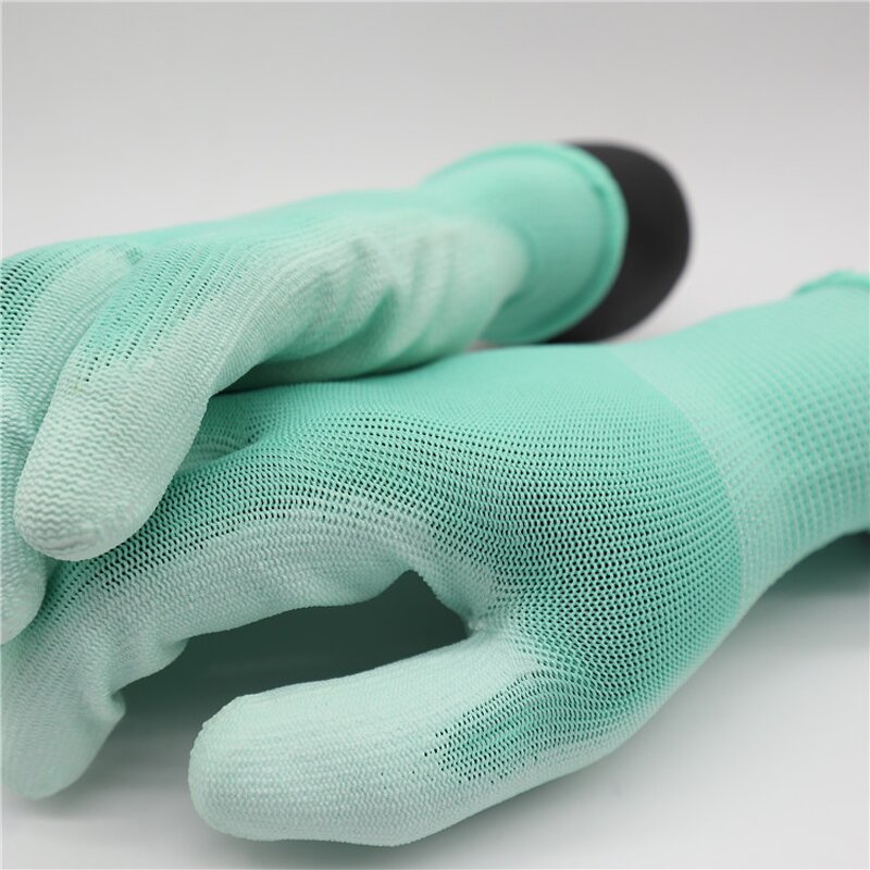 PU Protective Gloves Factory - Color Optional Logo Printing Safety Gloves