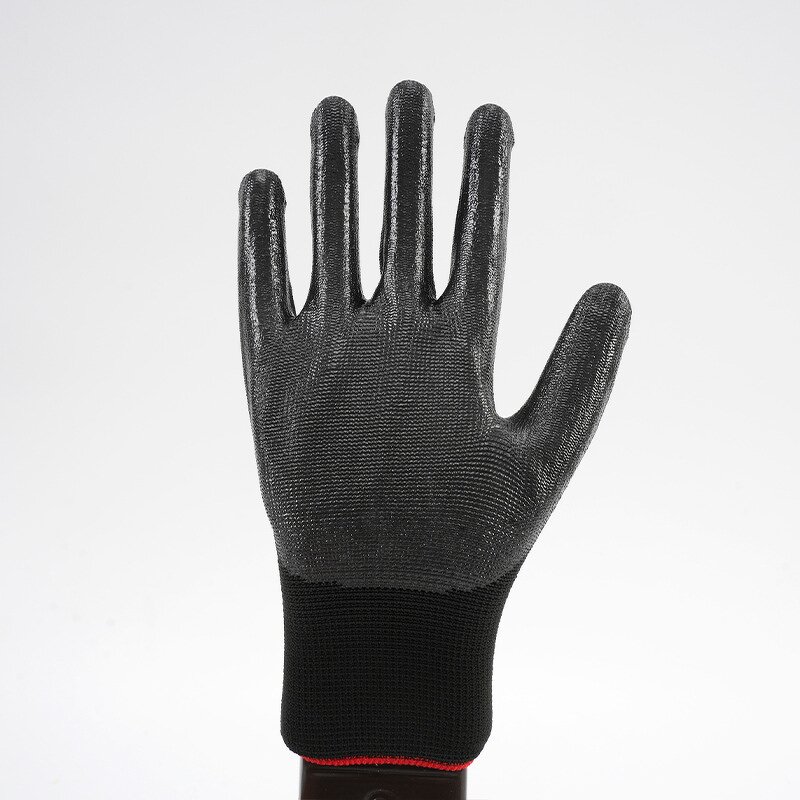 Construction Gloves Manufacturer - 13G EN388 Nitrile Handling Wear Protective Gloves
