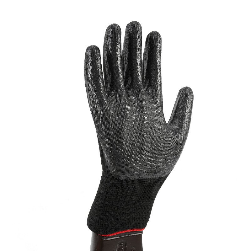 Construction Gloves Manufacturer - 13G EN388 Nitrile Handling Wear Protective Gloves
