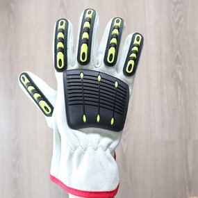 Industrial Work Gloves Manufacturer - Heavy Duty TPR Synthetic Leather Safety Gloves