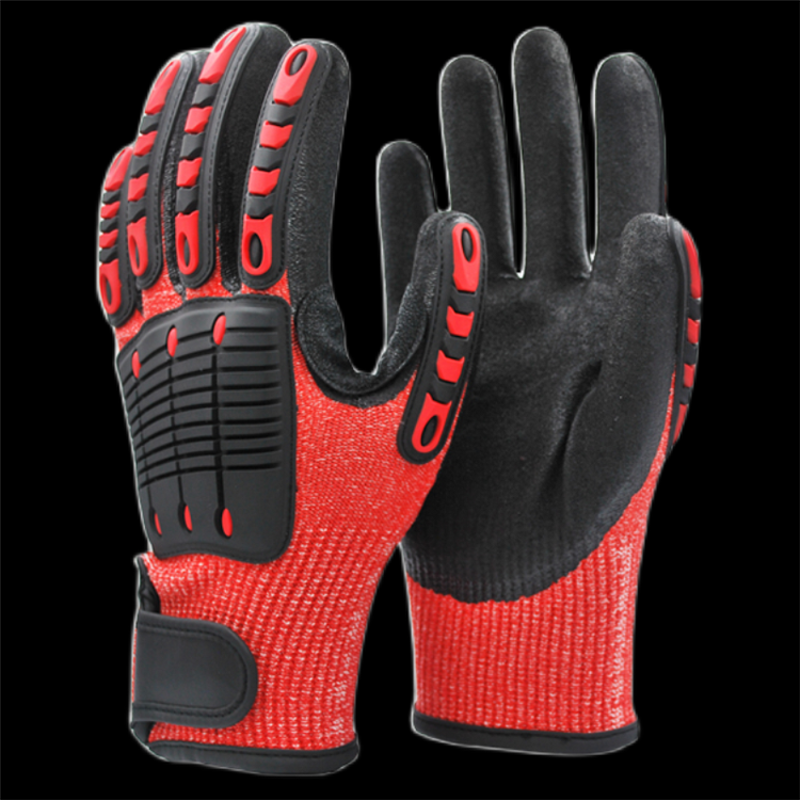 TPR Knuckle Gloves Manufacturer - Wholesale HPPE Anti-Impact Nitrile Safety Gloves