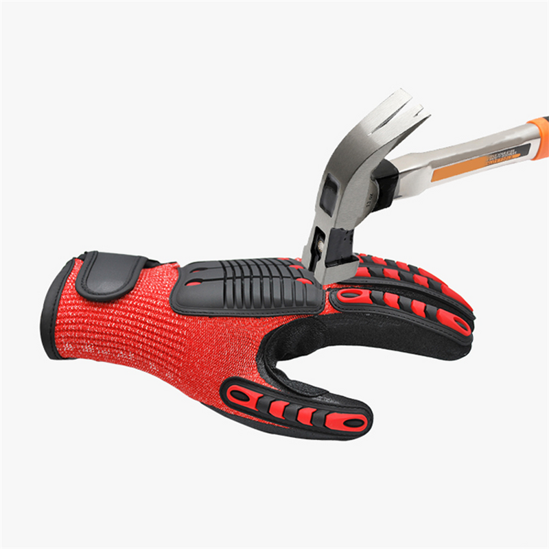 TPR Knuckle Gloves Manufacturer - Wholesale HPPE Anti-Impact Nitrile Safety Gloves