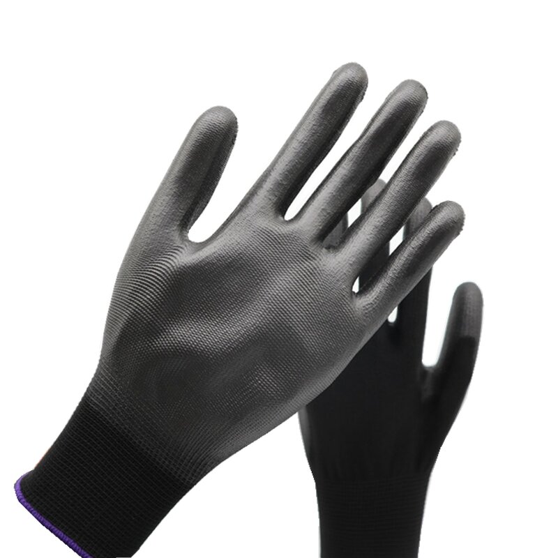 Hand Protection Gloves Manufacturer - Premium Custom Black PU Coated Work Gloves