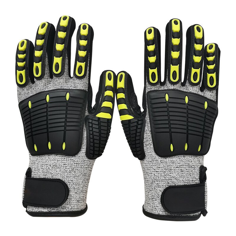 Anti-Vibration Gloves Manufacturer - OEM TPR SBR Padding Impact Work Gloves