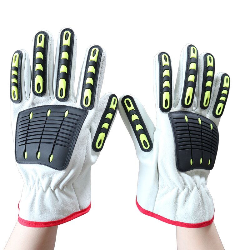 Industrial Work Gloves Manufacturer - Heavy Duty TPR Synthetic Leather Safety Gloves
