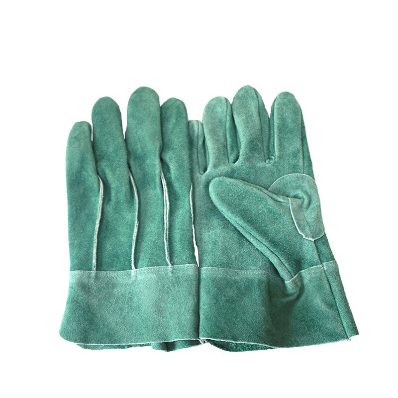 Heat Resistant Welding Glove Manufacturer - Cow Split Leather Full Fingers Gloves