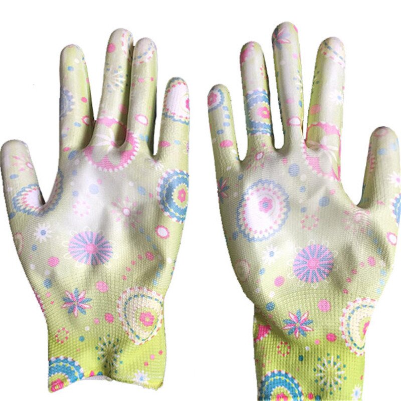 Workout Gloves Factory - Color Printing PU Garden Gloves