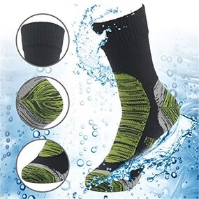Waterproof Hiking Socks Manufacturer - Custom Logo High Elastic Anti-slip Sport Crew Socks