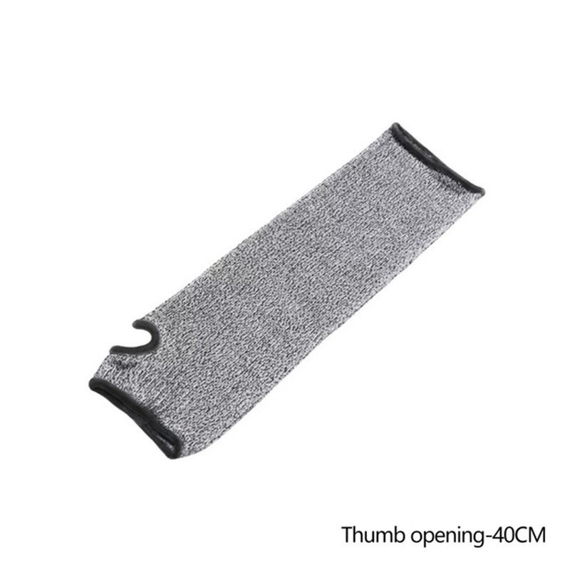 Cut Resistant Arm Sleeves Manufacturer - 13G HPPE Knit Level 5 Protective Sleeves with Thumb Slot