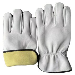 Cut Resistant Leather Gloves Factory - Aramid Fiber Liner Sheepskin Leather Gloves