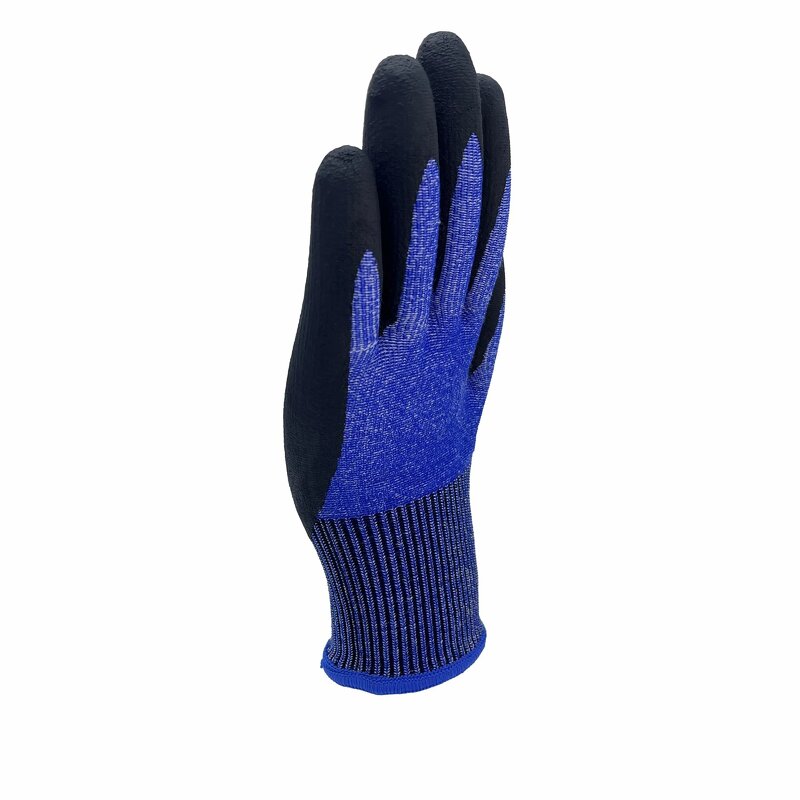 Anti-Slip Safety Gloves Manufacturer - Foam Nitrile Dipped Nylon Mechanic Work Gloves