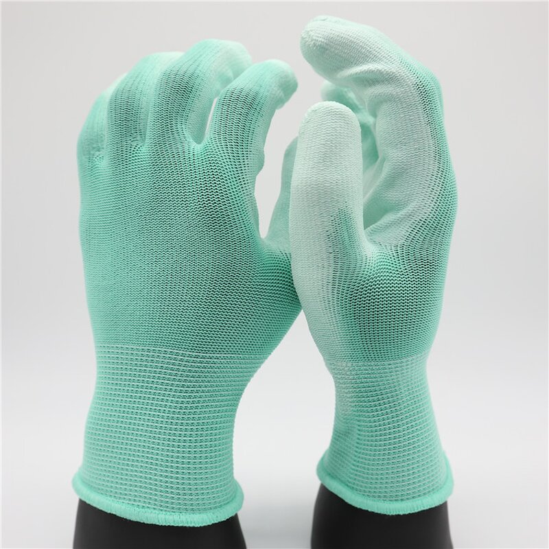 PU Protective Gloves Factory - Color Optional Logo Printing Safety Gloves