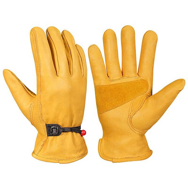 Heat Resistant BBQ Gloves Manufacturer - Cow Split Leather Barbecue Welding Cowhide Gloves