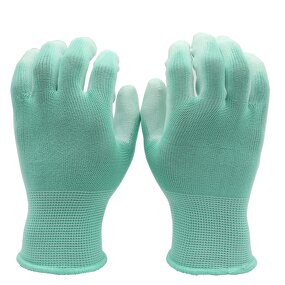 PU Protective Gloves Factory - Color Optional Logo Printing Safety Gloves