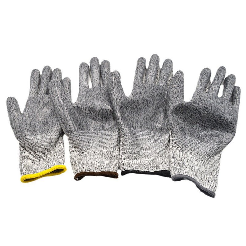 Cut Resistant Food Gloves Factory - Silicone Coating Level 5 Oyster Shucking Meat Cutting Gloves