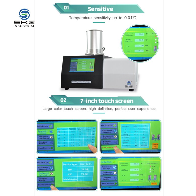 Thermal Analyzer Factory - OEM/ODM Custom High Quality 1150C Thermal Analysis TGA/DTA Simultaneous