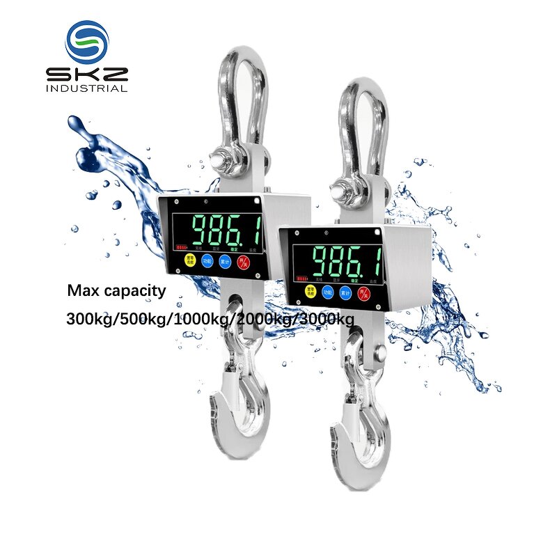 Crane Scale Manufacturer - OEM/ODM Custom Wireless 300kg 500kg Hanging Scale Waterproof Stainless Steel Digital