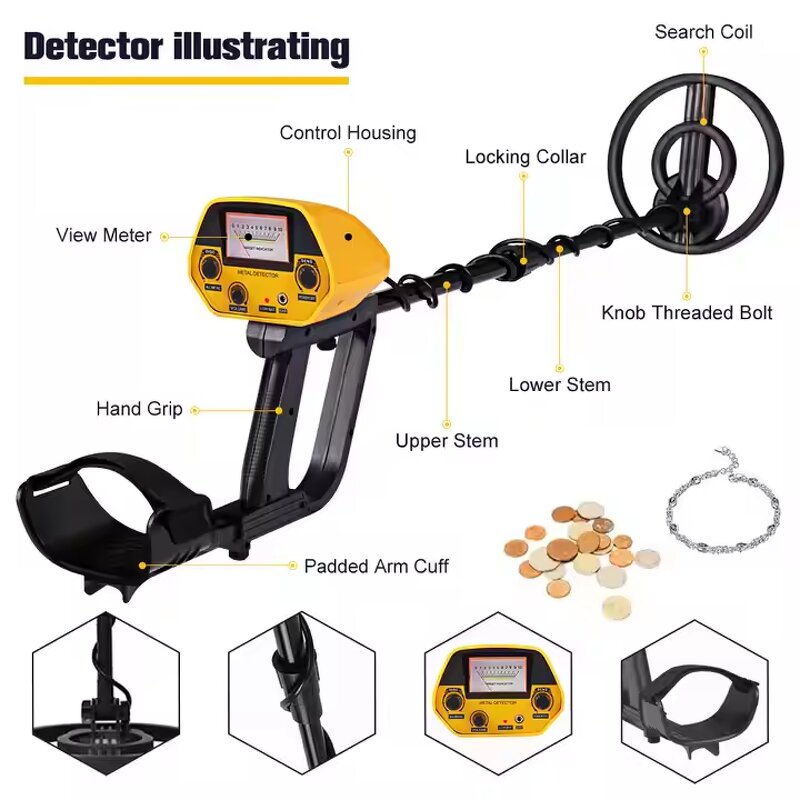 Metal Detector Factory - OEM/ODM Custom High Deep Search Gold Metal Detector Machine