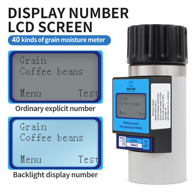 Grain Moisture Tester Manufacturer - OEM/ODM Custom Wheat Corn Rice Moisture Analyzer Meter