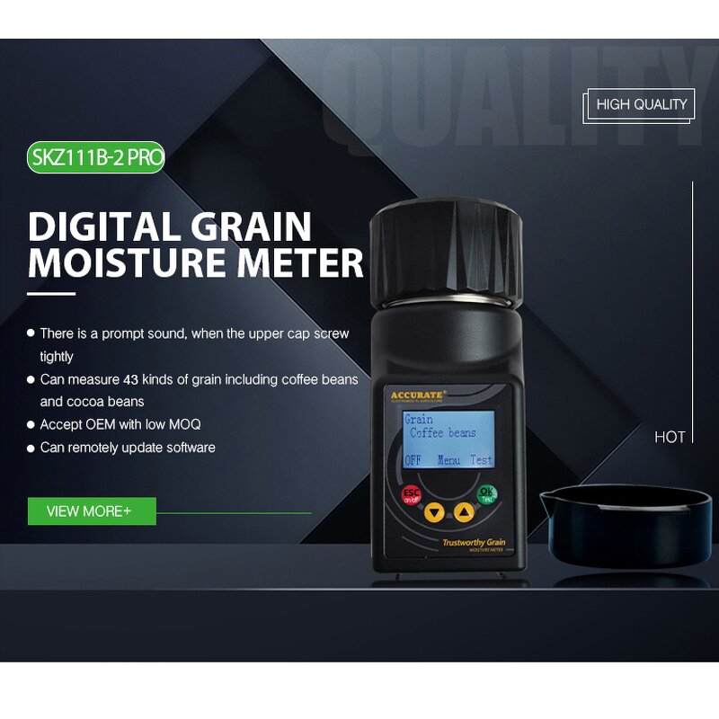 Moisture Meter Manufacturer - OEM/ODM Custom Handheld Digital Moisture Analyzer for Grain