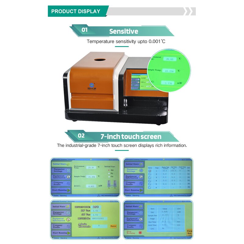 Differential Scanning Calorimeter Manufacturer - OEM/ODM Custom 550C Aluminum Crucibles DSC OIT Calorimeter