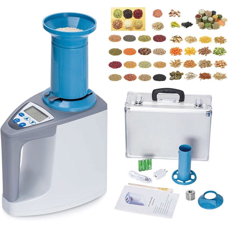 Moisture Meter Factory - OEM/ODM Custom Portable Grain Moisture Analyzer with LCD Display