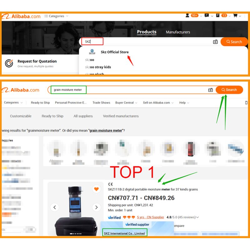 Moisture Meter Manufacturer - OEM/ODM Custom Grain Coffee Bean Moisture Analyzer Humidity Meter