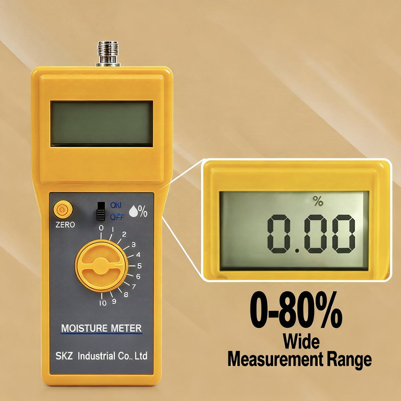 Hay Moisture Meter Manufacturer - OEM/ODM Custom Herb Rice Straw 0-80% Moisture Range Lightweight Hay Moisture Meter