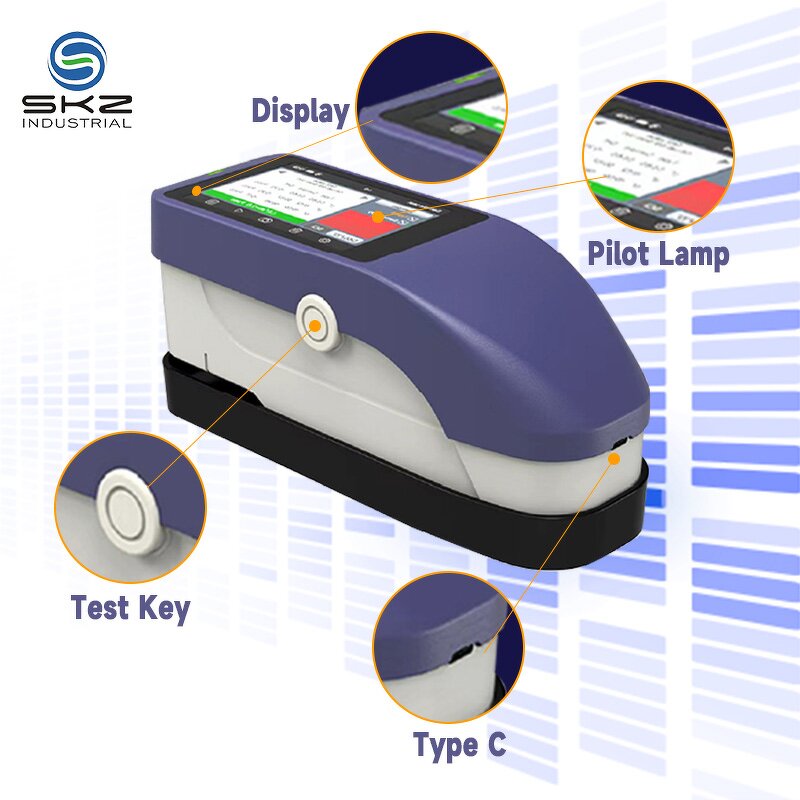 Spectrophotometer Factory - OEM/ODM Custom Handheld Spectrophotometer 8000-Group Storage for Leather Food