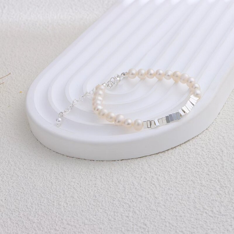 Beaded Earrings Factory - Fashionable Geometric Non-Embroidered Welded High-End Simple 18K Gold