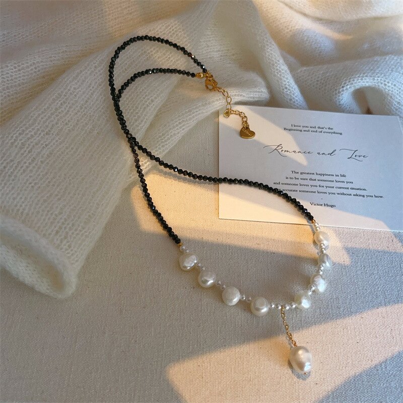 Amethyst Necklace Manufacturer - Cross-Border Hot-Selling Freshwater Pearl Crystal Ball Pendant Choker