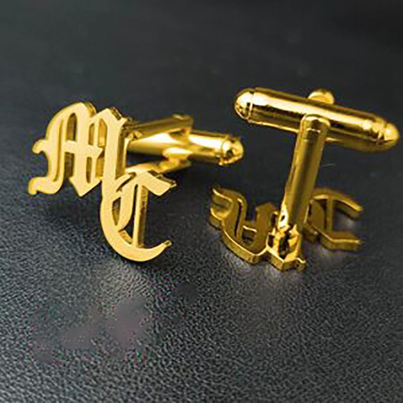Cufflinks Set Factory - New Style French Simple Hollow Braid Round Square Baked Paint