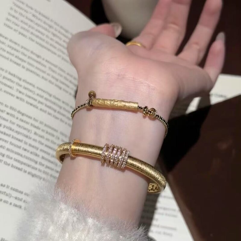 Silver Bead Bracelet Factory - Italian Craft Sophisticated Fine Bangles High Carbon Drill Curtain Rod