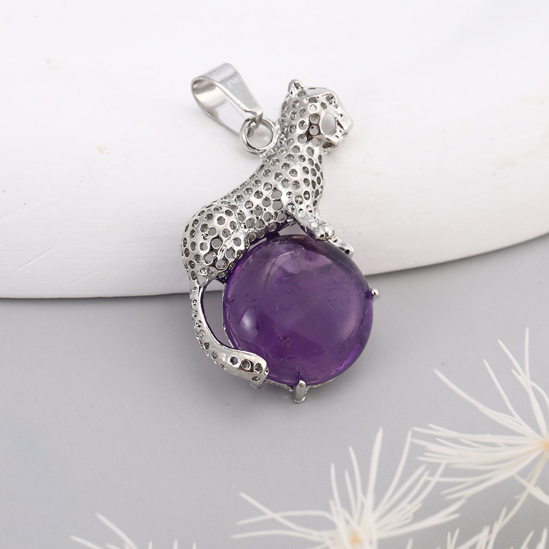 Water Drop Necklace Manufacturer - Wholesale Natural Stone Crystal Leaf DIY Life Tree Alloy Braided